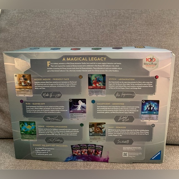 Disney Lorcana Rise Of The Floodborn Gift Set D100 Collector's Edition NEW - Picture 2 of 6